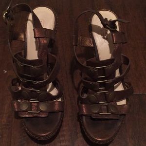 Coach platform sandals